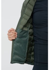 Peak Performance Kurtka kolor zielony przejściowa. Kolor: zielony. Materiał: tworzywo sztuczne, włókno, puch, materiał. Wzór: gładki #5