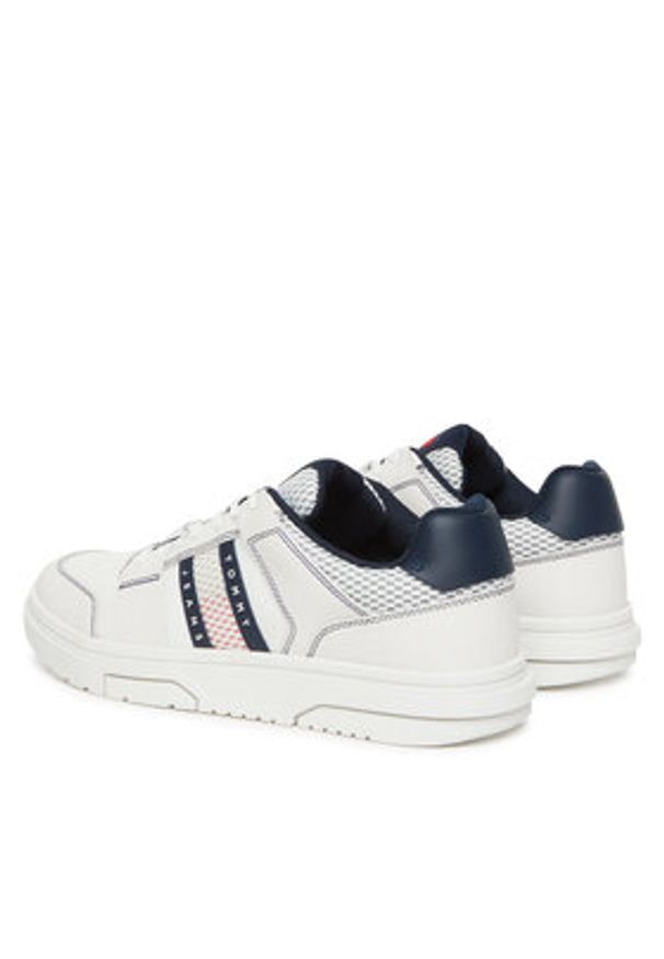 Tommy Jeans Sneakersy Tjm The Brooklyn EM0EM01548 Biały. Kolor: biały. Materiał: skóra