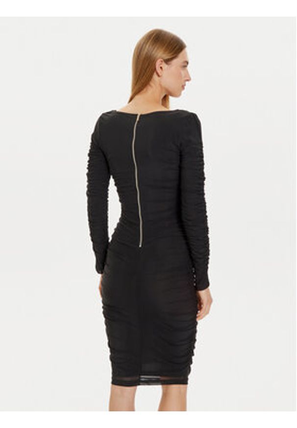 Marciano Guess Sukienka koktajlowa 4BGK18 6286A Czarny Slim Fit. Kolor: czarny. Materiał: syntetyk. Styl: wizytowy