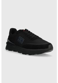 Tommy Jeans sneakersy TJM TECHNICAL RUNNER kolor czarny EM0EM01265. Zapięcie: sznurówki. Kolor: czarny. Materiał: guma #5