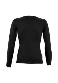 SOL'S - Bluza Damska Galaxy Z Dekoltem V. Kolor: czarny