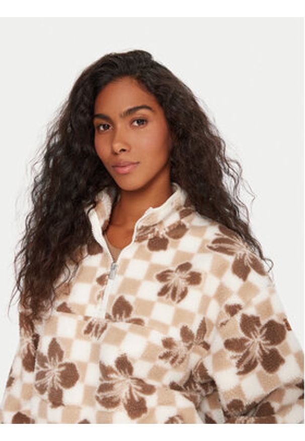 Roxy Polar Jive Talking ERJPF03208 Beżowy Oversize. Kolor: beżowy. Materiał: syntetyk