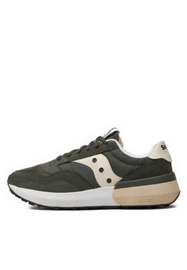 Saucony Sneakersy Jazz Nxt S70790-3 Khaki. Kolor: brązowy. Materiał: materiał