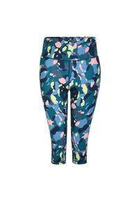 DARE 2B - Legginsy damskie fitness Dare 2B Influential. Kolor: niebieski, wielokolorowy. Materiał: elastan, poliester. Sport: fitness