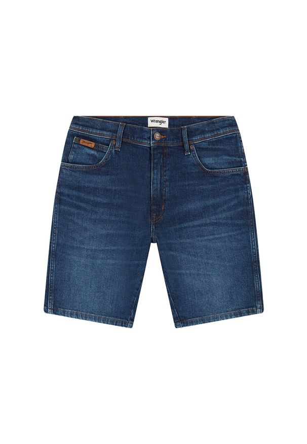 Wrangler - WRANGLER TEXAS SHORTS MĘSKIE SZORTY JEANSOWE JEANSY SPODENKI BLUE SOUL 112350657 W11C017997