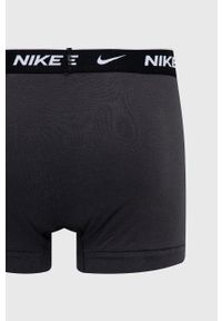 Nike bokserki (2-pack) męskie kolor szary. Kolor: szary. Materiał: skóra, tkanina, włókno