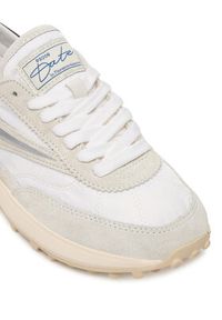 D.A.T.E. Sneakersy Athleta W441-AT-NY Biały. Kolor: biały. Materiał: zamsz, skóra #3