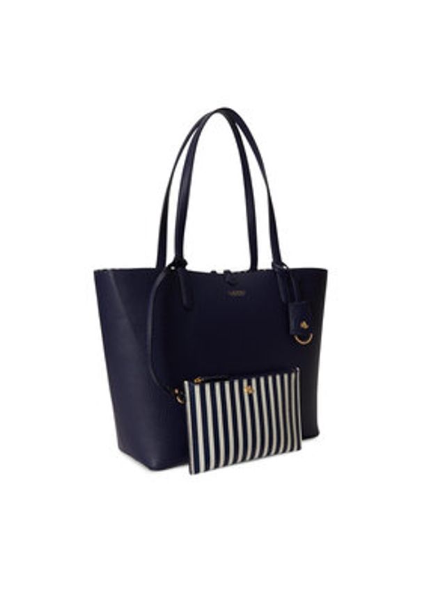 Lauren Ralph Lauren - LAUREN RALPH LAUREN Torebka 431795329077 Granatowy. Kolor: niebieski. Materiał: skórzane