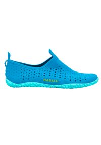 NABAIJI - Buty basenowe dla dzieci Nabaiji Aquadots 100. Kolor: zielony, niebieski, wielokolorowy. Materiał: materiał. Styl: sportowy