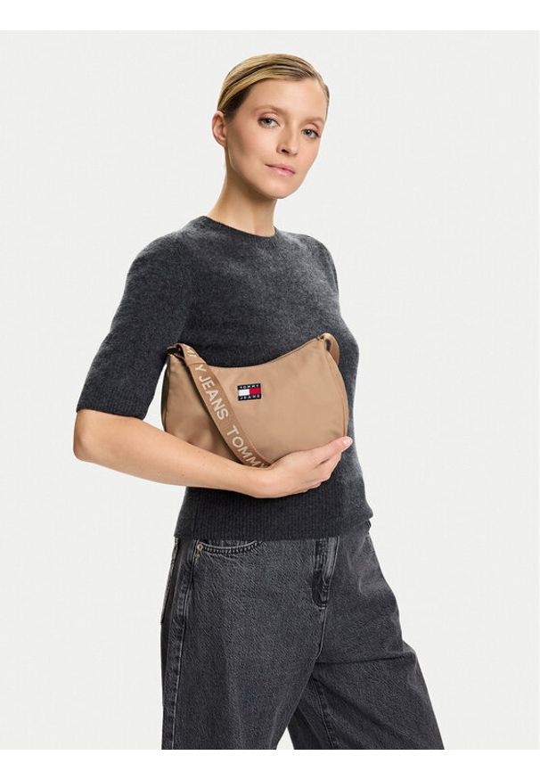 Tommy Jeans Torebka Tjw Ess Daily Shoulder Bag AW0AW17888 Beżowy. Kolor: beżowy