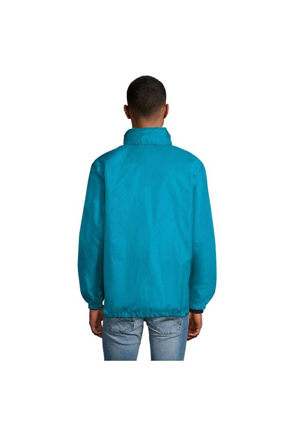 SOL'S - Kurtka Wiatrówka Unisex Dla Dorosłych. Kolor: niebieski. Sport: turystyka piesza