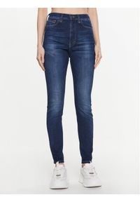 Tommy Jeans Jeansy Sylvia DW0DW15488 Granatowy Skinny Fit. Kolor: niebieski #1