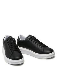 Armani Exchange Sneakersy XUX123 XV534 00002 Czarny. Kolor: czarny. Materiał: skóra #5