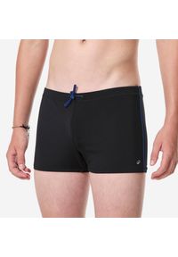 Decathlon - Bokserki pływackie dla dzieci Nabaiji 100+. Kolor: czarny, niebieski, wielokolorowy. Materiał: poliester, materiał #1