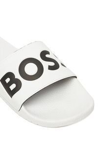 BOSS Klapki Aryeh 50536835 Biały. Kolor: biały. Materiał: skóra #3