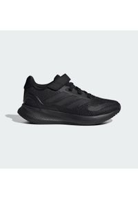 Adidas - Buty Runfalcon 5 Kids. Kolor: czarny. Materiał: materiał. Sport: bieganie