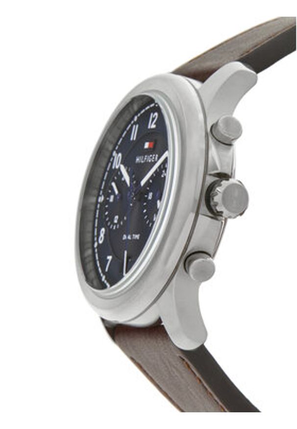 TOMMY HILFIGER - Tommy Hilfiger Zegarek Wesley 1710625 Brązowy. Kolor: brązowy