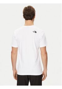 The North Face T-Shirt Easy NF0A87N5 Biały Regular Fit. Kolor: biały. Materiał: bawełna #4