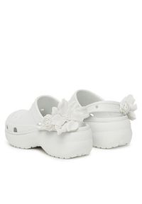 Crocs Klapki Classic Bouquet Platform Clog 211292 Biały. Kolor: biały. Obcas: na platformie #6