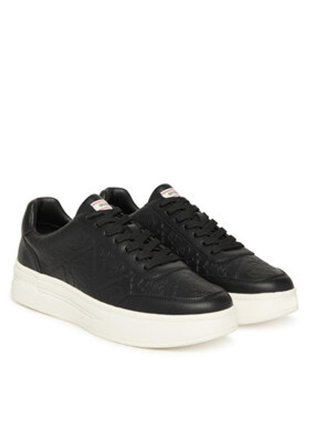 Guess Sneakersy FMFWI3 LEA12 Czarny. Kolor: czarny. Materiał: skóra