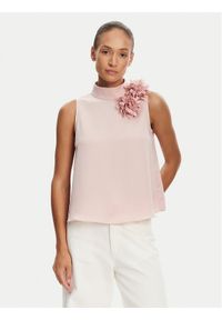 Tatuum Bluzka Floriana T2507.050 Beżowy Regular Fit. Kolor: beżowy. Materiał: syntetyk