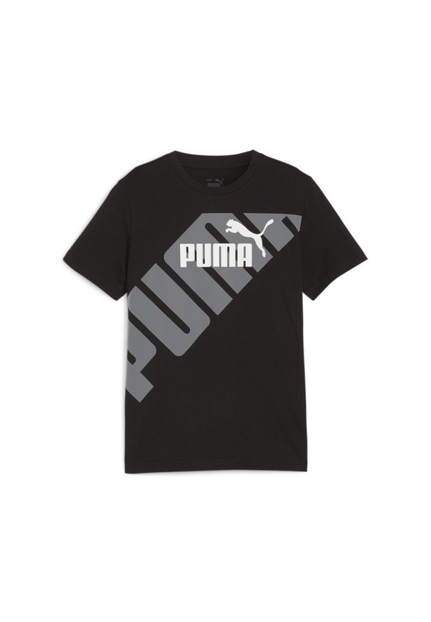 Puma Koszulka Power Graphic 67925401. Kolor: czarny. Sport: joga i pilates
