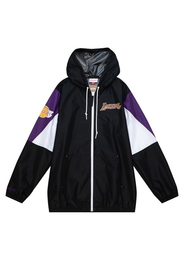 Mitchell & Ness - Kurtka wodoodporna Los Angeles Lakers Intégrale Throw It Back. Kolor: czarny