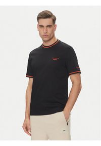 BOSS T-Shirt C-Taut 197 50543341 Czarny Regular Fit. Kolor: czarny. Materiał: bawełna