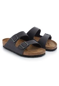 Birkenstock Klapki Arizona 1029134 Szary. Kolor: szary. Materiał: skóra