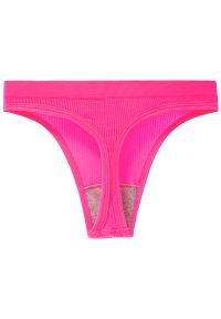 Intica - Stringi niewidoczne pod ubraniem z elastycznego materiału Nubia. Kolor: różowy. Materiał: materiał