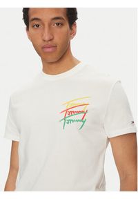 Tommy Jeans T-Shirt Twisted Signature DM0DM20771 Biały Regular Fit. Kolor: biały. Materiał: bawełna #3