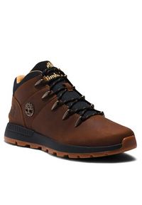 Timberland Sneakersy Sprint Trekker Mid TB0A67TG9431 Brązowy. Kolor: brązowy. Materiał: skóra. Sport: bieganie