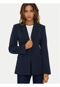 only - ONLY Marynarka Raven 15357457 Granatowy Slim Fit. Kolor: niebieski. Materiał: syntetyk #4