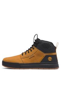 Timberland Trzewiki Maple Grove Sport Mid TB0A2DC22311 Brązowy. Kolor: brązowy. Materiał: nubuk, skóra. Styl: sportowy