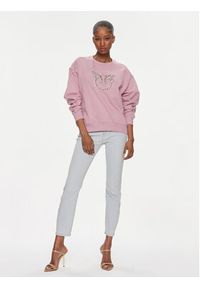 Pinko Bluza Nelly 100534 A1R8 Różowy Oversize. Kolor: różowy. Materiał: bawełna #2