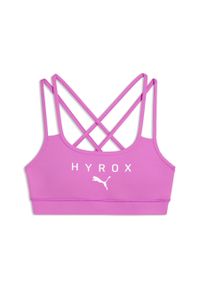 Biustonosz dla kobiet Puma Hyrox Move. Kolor: różowy. Sport: fitness #1