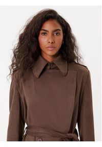 BARDOT - Bardot Trencz Kira Vegan Suede 57053JB4 Brązowy Regular Fit. Kolor: brązowy. Materiał: syntetyk