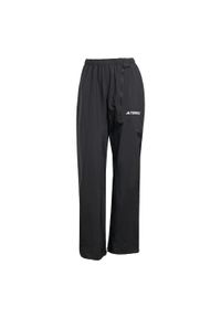 Adidas - Dwuwarstwowe spodnie przeciwdeszczowe Terrex Multi Climaproof. Kolor: czarny. Technologia: ClimaProof (Adidas). Sport: turystyka piesza