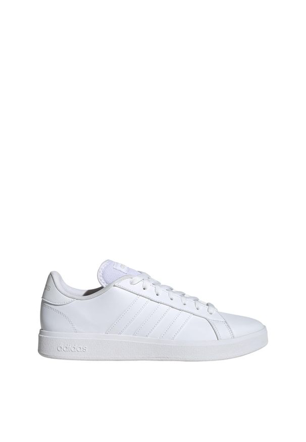 Adidas - Grand Court TD Lifestyle Court Casual Shoes. Okazja: na co dzień. Kolor: szary, biały, wielokolorowy. Materiał: materiał. Sport: turystyka piesza