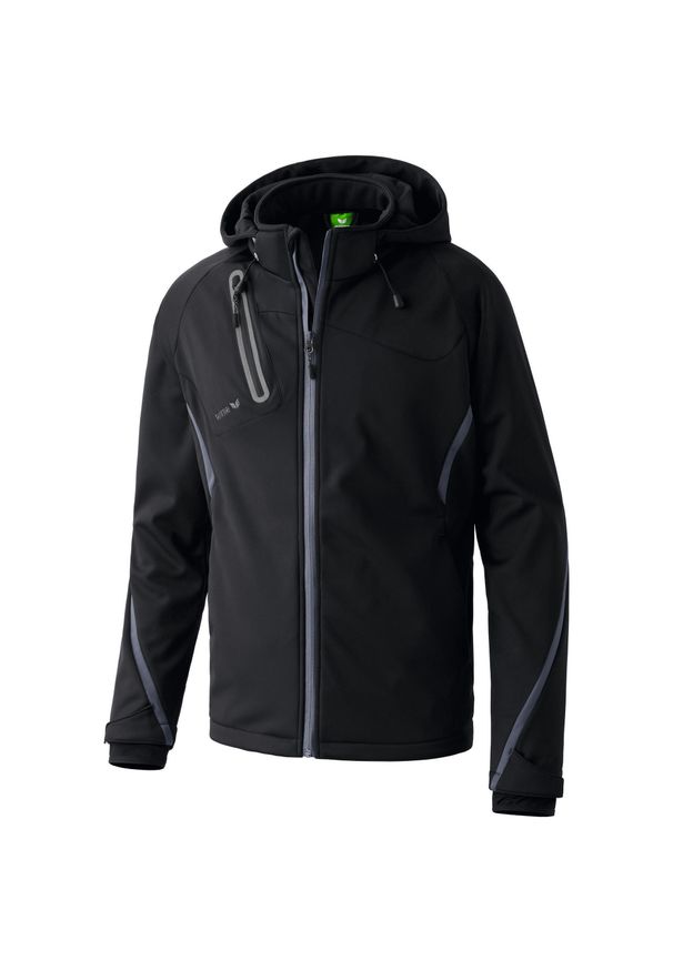 ERIMA - Kurtka dziecięca Erima softshell fonction. Kolor: wielokolorowy, szary, czarny, brązowy. Materiał: softshell. Styl: sportowy