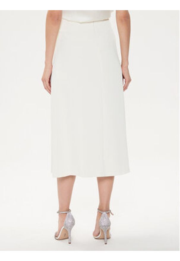 Rinascimento Spódnica midi CFC0118252003 Biały Regular Fit. Kolor: biały. Materiał: syntetyk