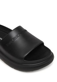 Emporio Armani Klapki EM005960 AF26000 UC001 Czarny. Kolor: czarny. Materiał: syntetyk #6