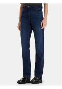 BOSS Jeansy C_Ada 50553902 Granatowy Straight Fit. Kolor: niebieski