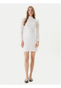 YAS Sukienka koktajlowa 26030914 Biały Slim Fit. Kolor: biały. Materiał: syntetyk. Styl: wizytowy #5