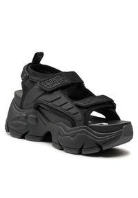 Buffalo Sandały Binary Track 1602159 Czarny. Kolor: czarny. Materiał: skóra #2
