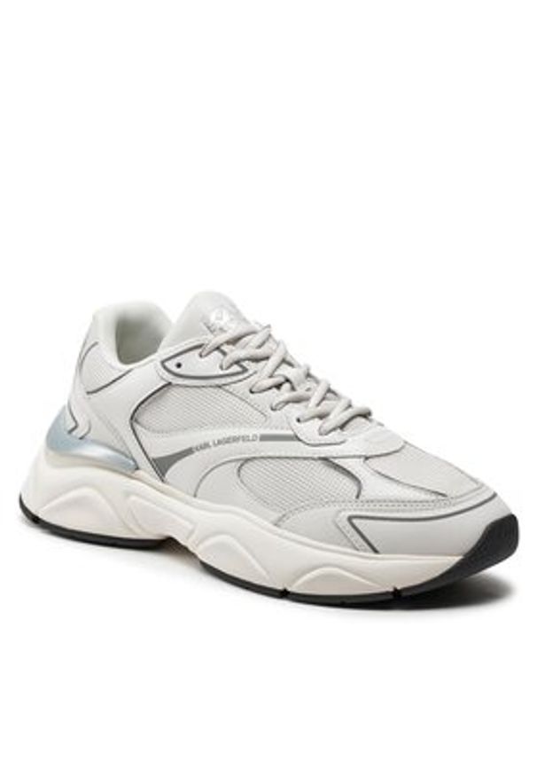 Karl Lagerfeld - KARL LAGERFELD Sneakersy KL56524 Biały. Kolor: biały. Materiał: materiał