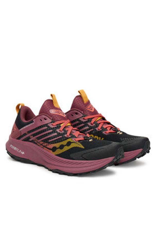 Saucony Buty do biegania Ride Tr2 S10951 Czarny. Kolor: czarny. Materiał: materiał
