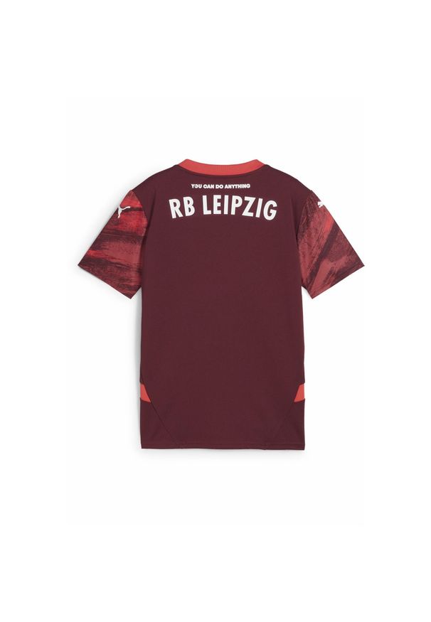 Puma - Młodzieżowa koszulka wyjazdowa RB Leipzig 24/25 PUMA Dark Jasper Active Red. Kolor: czerwony