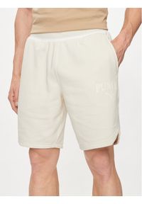 Puma Szorty sportowe Squad 678975 Écru Regular Fit. Materiał: bawełna. Styl: sportowy
