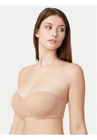 YSABEL MORA - Ysabel Mora Biustonosz bardotka 10017 Beżowy. Kolor: beżowy. Materiał: syntetyk #4